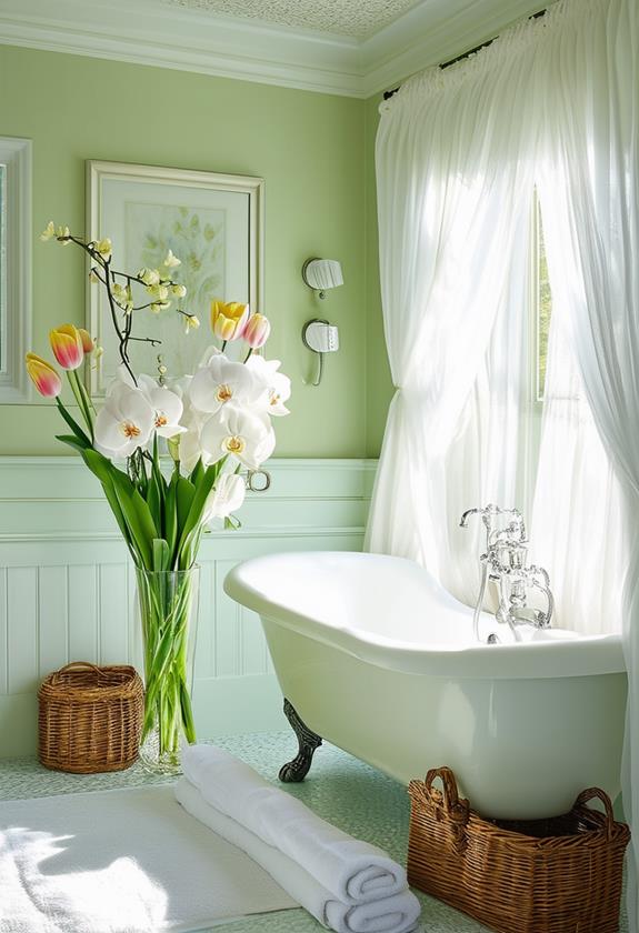 spring bathroom decor inspiration