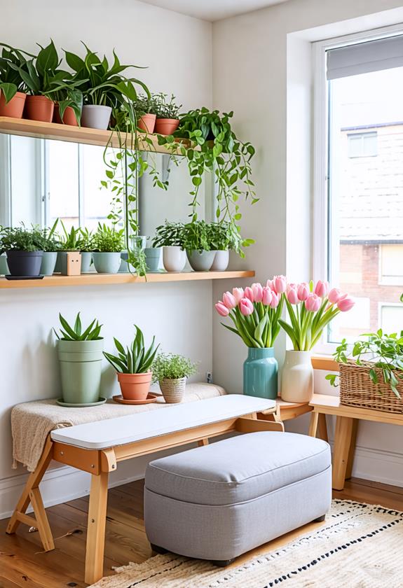 spring decor for small spaces