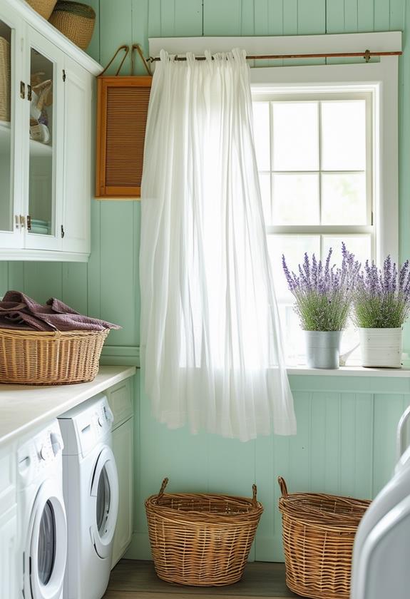 spring laundry room makeover ideas