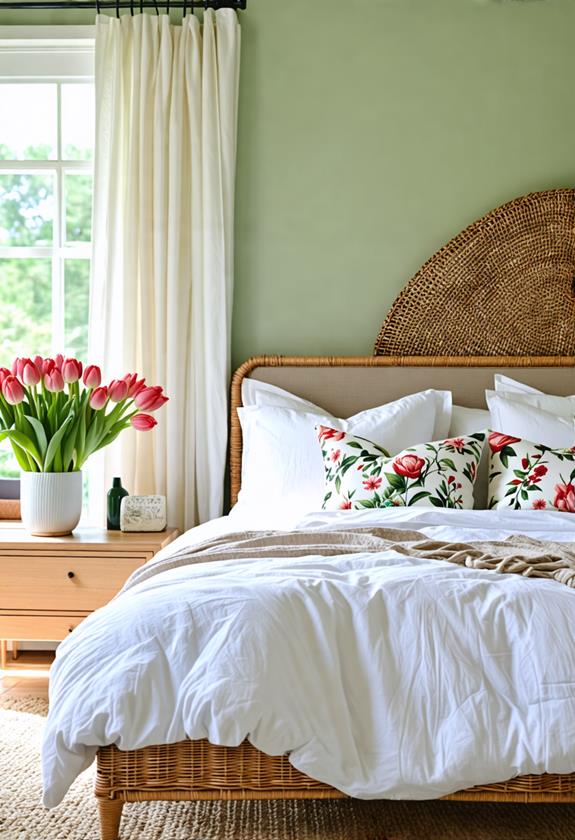 spring master bedroom refresh