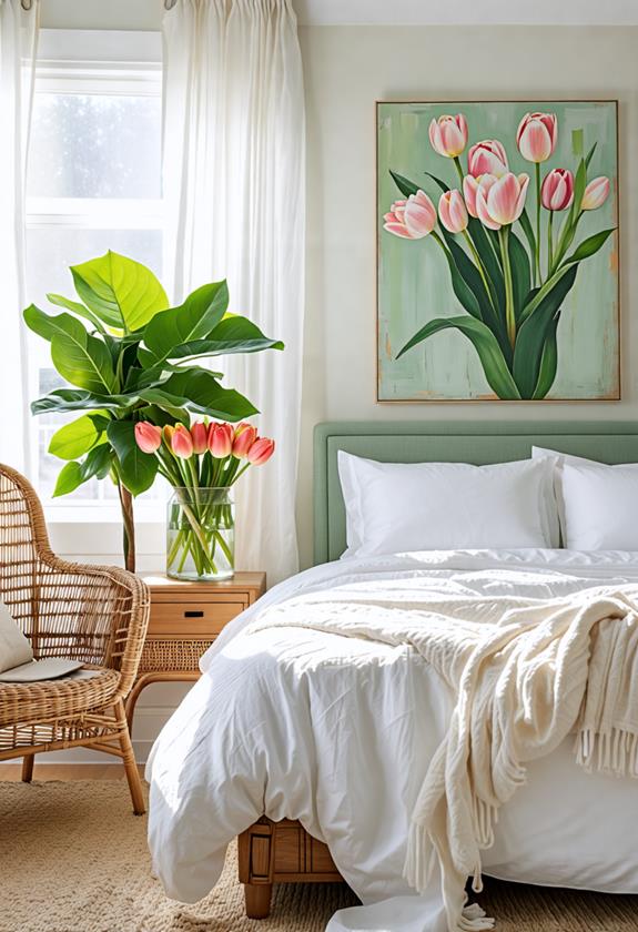 spring spare bedroom makeover ideas